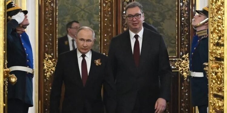 Putin, Vucic reaffirm energy cooperation, historical ties in talks at Kremlin