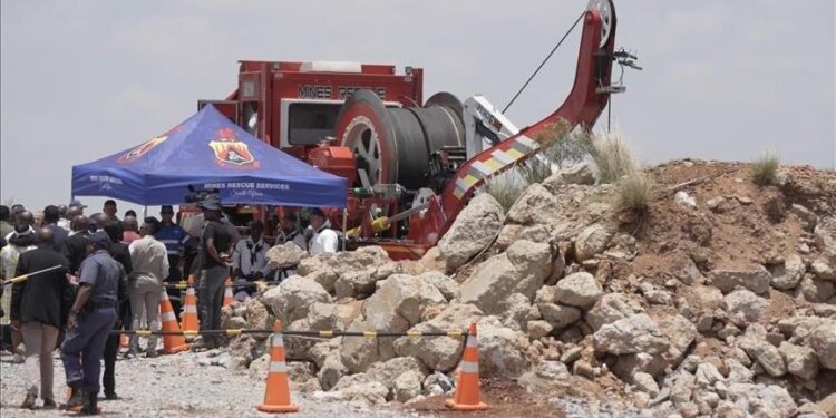 Nearly 300 miners stuck underground in South Africa gold mine brought to surface