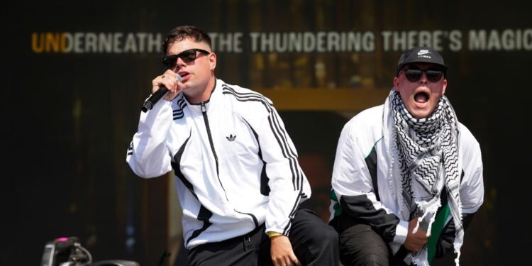 British rap duo who chanted ‘Death to the IDF’ may be barred from entering US