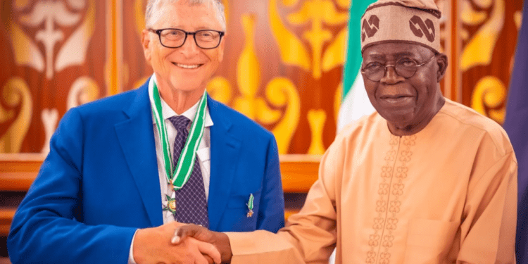 Tinubu confers national honour on Bill Gates