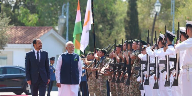 Greek Cypriot leader, Indian premier discusses bilateral ties