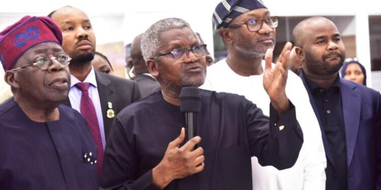 My company paid N450 billion in taxes in 2024, Dangote tells Tinubu