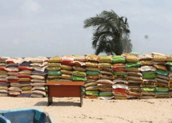 Nigerian Navy hands over 423 bags of rice, 11 child trafficking victims to customs, NAPTIP