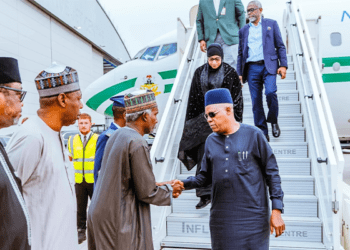 Shettima arrives London to receive Buhari’s remains