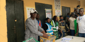 Lagos LG Elections: Sanwo-Olu votes, urges peaceful participation