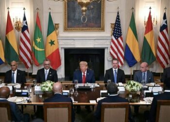Netizens blast Trump for asking Liberian president where he learnt to speak English
