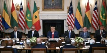 Netizens blast Trump for asking Liberian president where he learnt to speak English