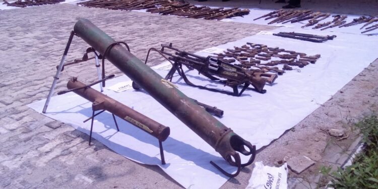 Arms control centre destroys 1, 316 recovered illegal weapons