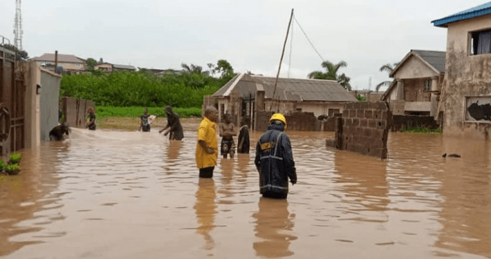 Lagos: Flood submerges houses, traps residents, sweeps away valuables in Ikorodu