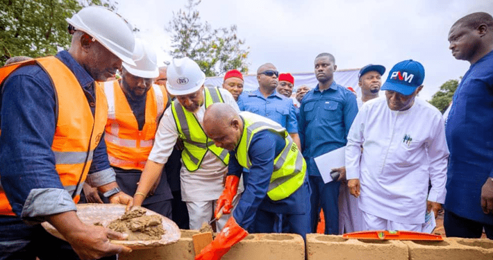 Gov Mbah inaugurates Nsukka International Market for construction