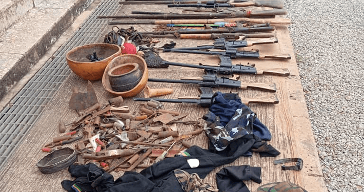 Police recover cache of arms, ammunition in Nasarawa, Benue communities