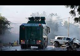 Cameroon police fire at crowds amid protests over alleged presidential election fraud, killing 1