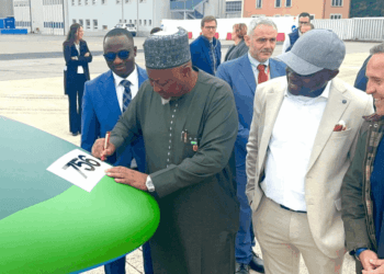 Nigeria buys 24 fighter jets, NAF helicopters; defence minister inspects aircraft in Italy