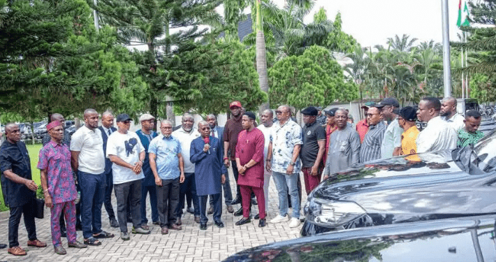 Otti gifts brand new cars to Abia perm secs, ends riding tricycles to work