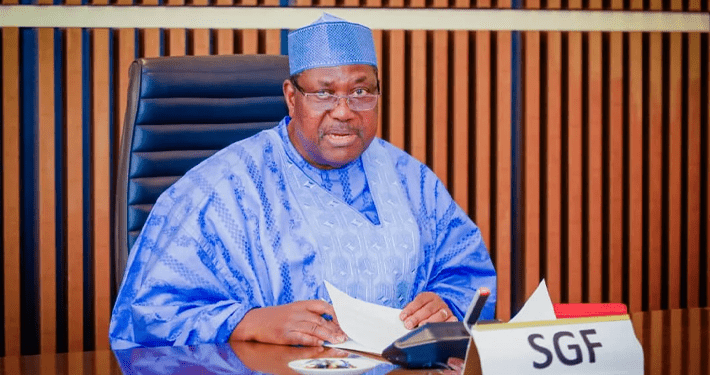 Nigeria’s growing economy under Tinubu, sign of progress: SGF