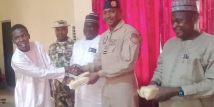 NAF donates cash, borehole to Yobe community hit by 2021 bombing