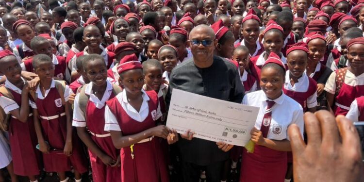 Obi Advocates Investment in Nigeria’s Future Through Girl-Child Education