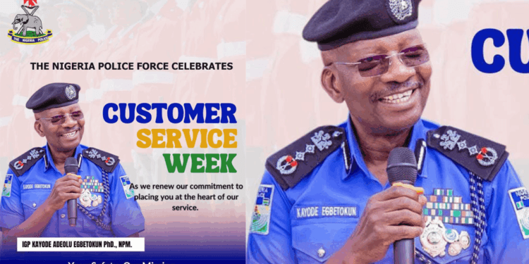 Nigerian police celebrate Customer Service Week