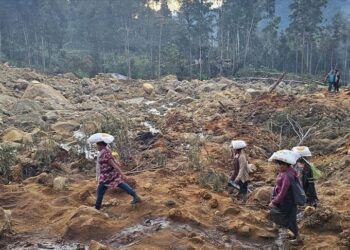 Landslide strikes village in Papua New Guinea, killing 20