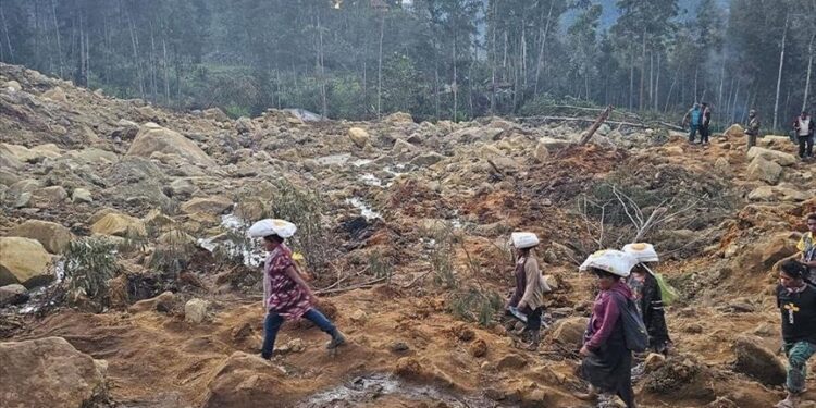 Landslide strikes village in Papua New Guinea, killing 20