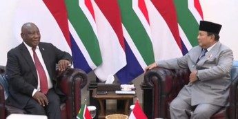 Indonesia, South Africa to activate defense pact as Ramaphosa begins Asia tour