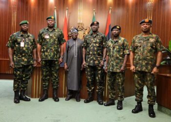 Tinubu’s new service chiefs pledge to secure Nigeria’s territorial integrity