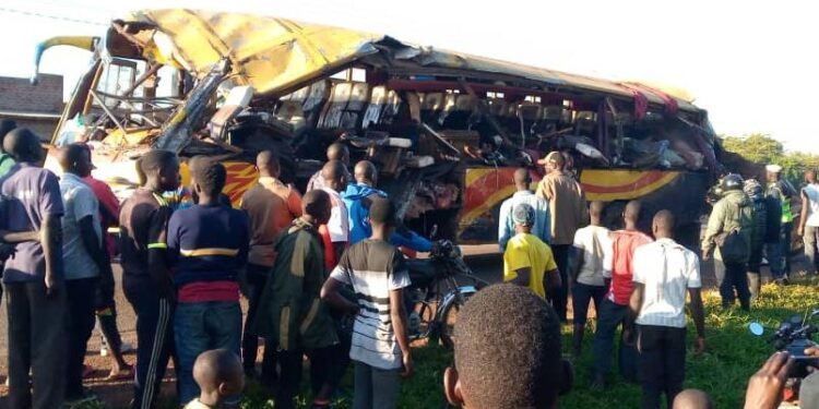 Fatal road accident in Uganda involving several vehicles, killed 63