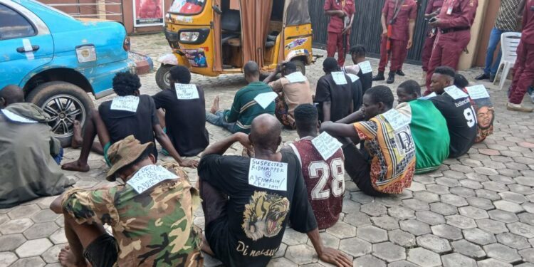Ondo Amotekun nabs suspected kidnappers’ spy, 37 other criminals