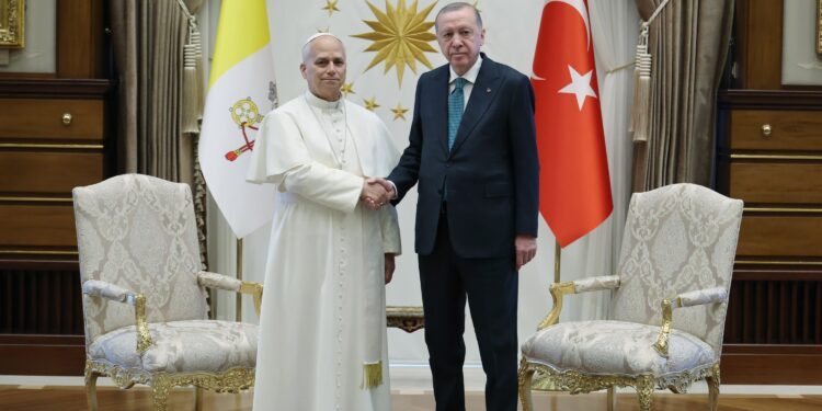 Turkish president, Pope Leo to hold news conference in Ankara