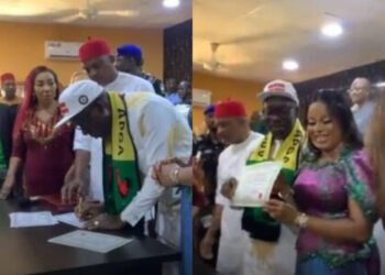 Anambra Poll: INEC presents certificate of return to Gov. Soludo