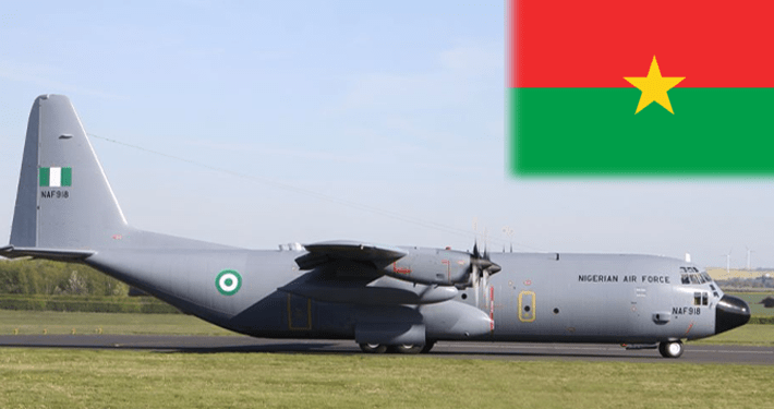 Seized Nigerian aircraft forced to land in Burkina Faso amid potential crash, NAF claims