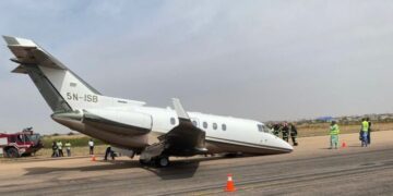 Flybird aircraft’s landing gear collapses on Kano runway; passengers, crew safe