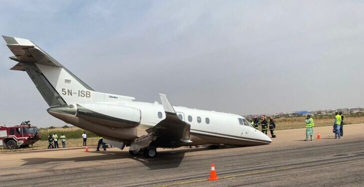 Flybird aircraft’s landing gear collapses on Kano runway; passengers, crew safe