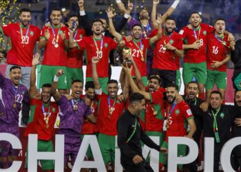 Morocco celebrates FIFA Arab Cup after hard-fought victory over Jordan