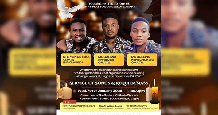 GNI Fire: ‘Nigeria happened to my three brothers’ killed in one day, says Rev Omatu