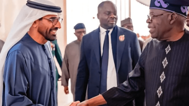 Tinubu arrives in Abu Dhabi for sustainability summit