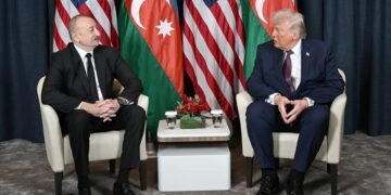 In meeting with Trump, Aliyev notes ‘important role’ of TRIPP project in regional connectivity