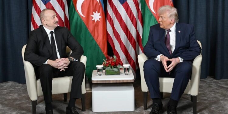 In meeting with Trump, Aliyev notes ‘important role’ of TRIPP project in regional connectivity