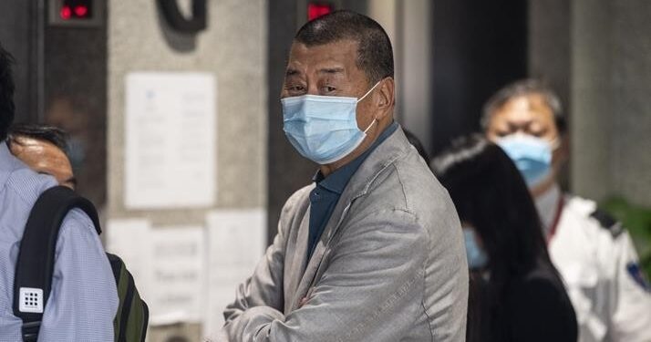 Hong Kong publisher Jimmy Lai sentenced to 20 years in prison