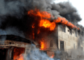 Ibadan: Fire razes shops in Ogunpa market