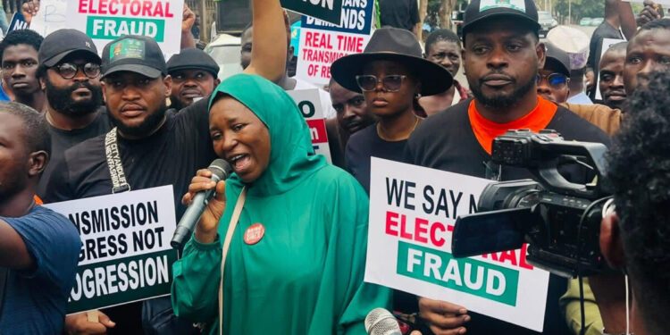 Obidients protest, demand real-time electronic transmission of election results