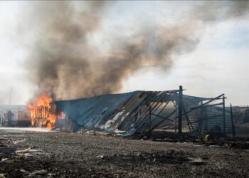 Fire at displacement camp in Sudan’s North Darfur state leaves 60 families homeless