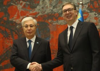 Kazakhstan awards Serbian leader top state order for strengthening bilateral ties