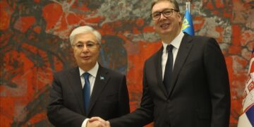 Kazakhstan awards Serbian leader top state order for strengthening bilateral ties