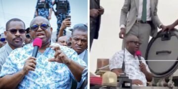 Palm Sunday Killings: Come down from your armoured vehicle, grieving protesters tell Gov Mutfwang