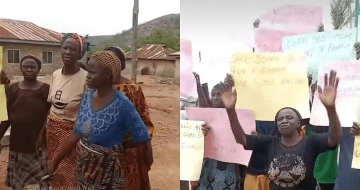 ‘Terrorists killing, kidnapping our people,’ protesting Kwara residents cry out