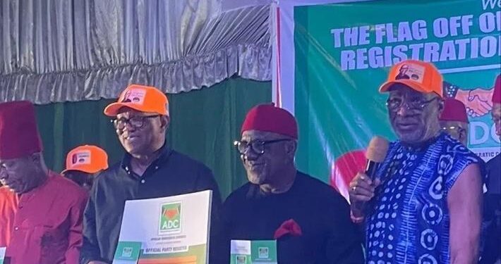 Obi officially picks ADC membership card, says 2027 election against bad leadership