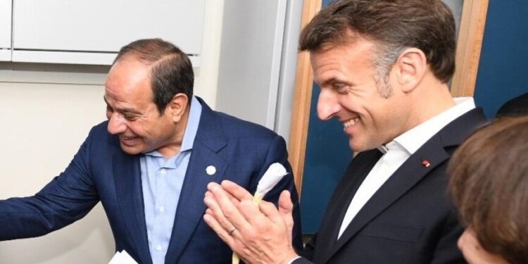 Sisi, Macron discuss developments in regional issues, tensions in the region