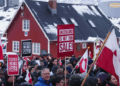 Greenlanders protest as U.S. opens new consulate in Nuuk