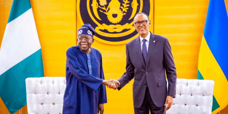 Tinubu, Kagame agree to deepen bilateral relations